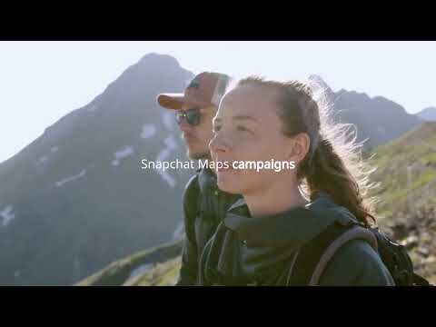 Mobile phone displaying Snapchat analytics