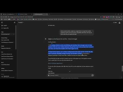 RBS: How to use chatgpt to generate marketing emails