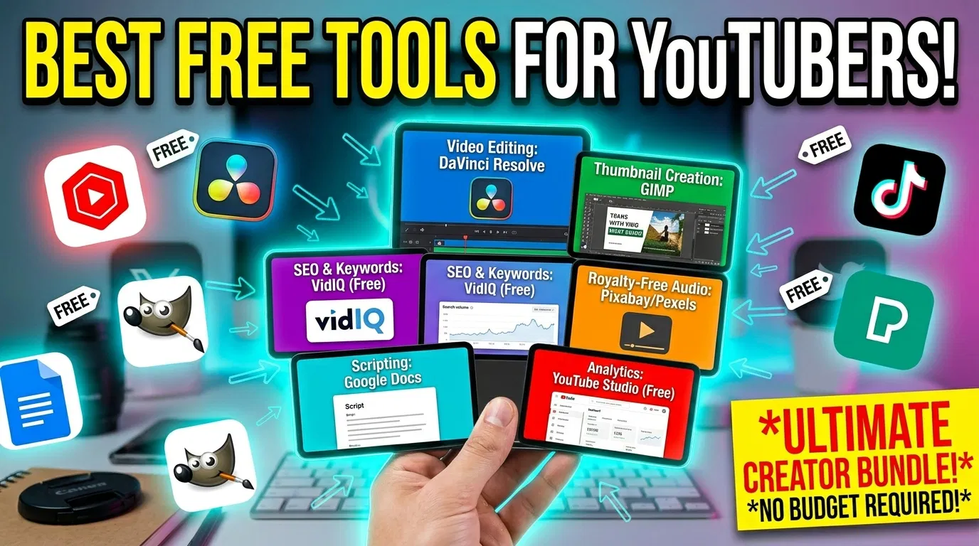 Best Free Tools for YouTubers
