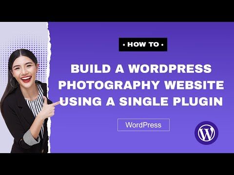 Photography Website built with WordPress