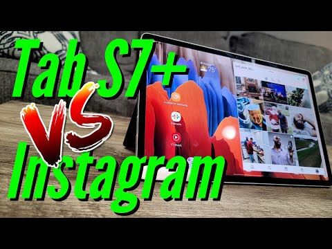 Instagram Usage on a Tablet