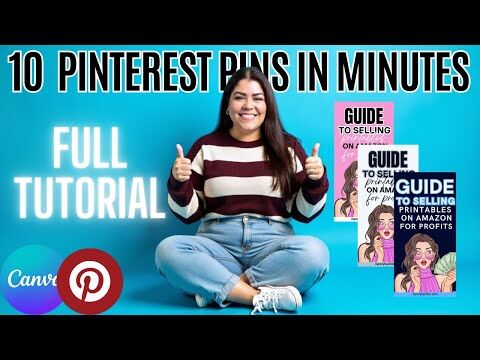 Make 10 Pinterest Pins in 2 Minutes Using Styles in Canva!