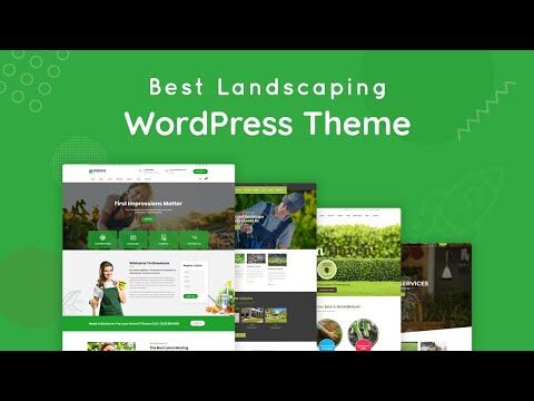 Another example of a landscaping WordPress theme